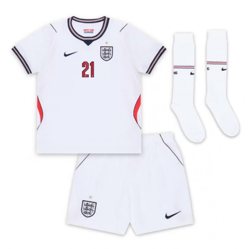 England Eberechi Eze #21 Hemmaställ Barn VM 2026 Kortärmad (+ Korta byxor)